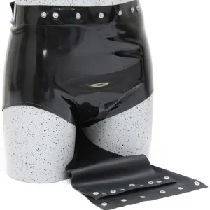 Latex Black Functional Pants