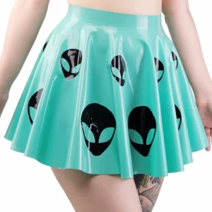 Latex circle skirt Alien