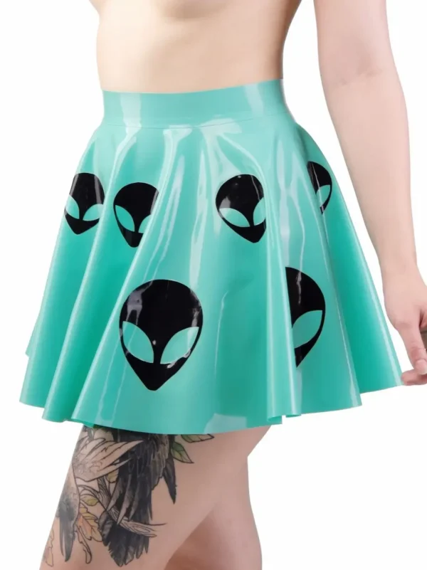 Latex circle skirt Alien - Image 3