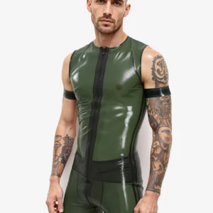 Latex olive green T-Shirt