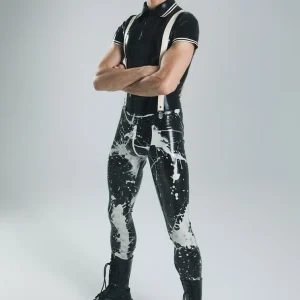 Latex Black shirt with contrast