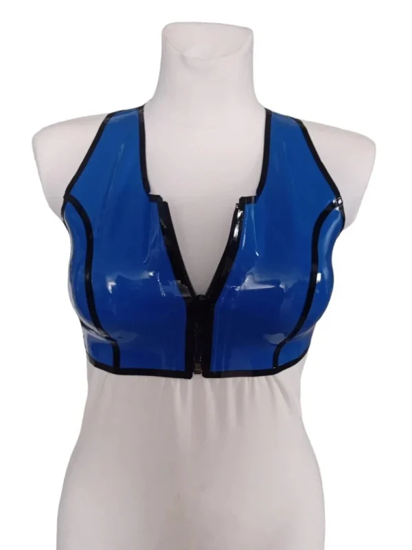 Latex sports top