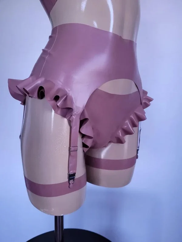 Latex Lingerie 3-Piece Set For Women - Image 3