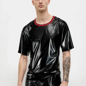 Black Latex Men His Pyjamas