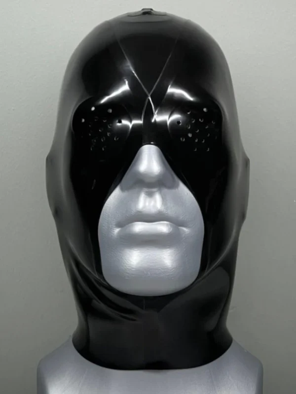3 Panel Latex Open Jaw Hood & Pin Hole Eyes - Image 2