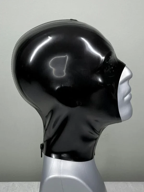 3 Panel Latex Open Jaw Hood & Pin Hole Eyes - Image 3