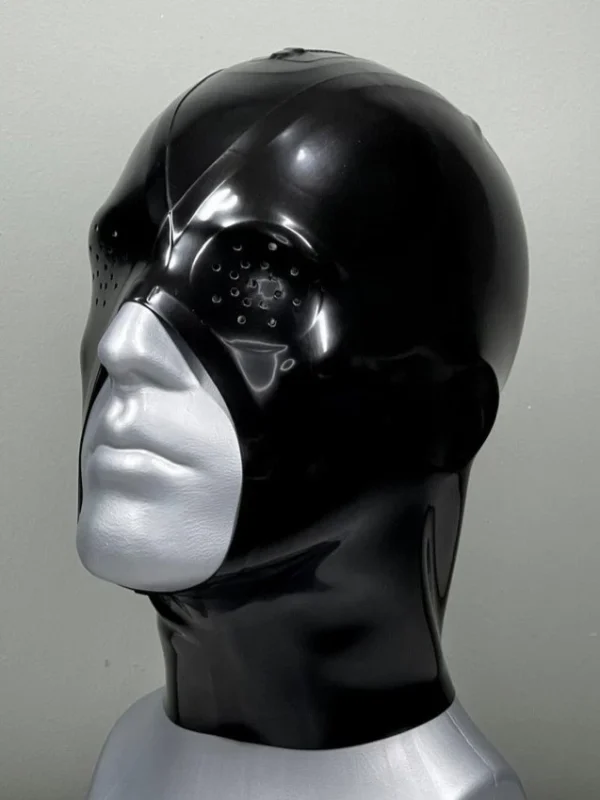 3 Panel Latex Open Jaw Hood & Pin Hole Eyes - Image 7