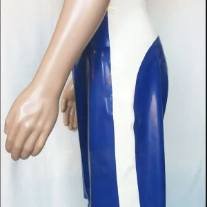 Latex two-tone shorts men