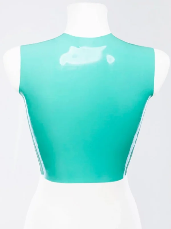 Latex tight-fitting top with cups - Image 3