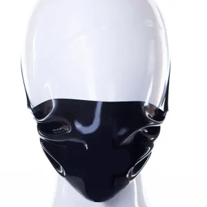 Black Latex Face Mask