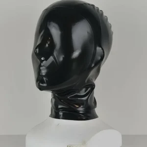 Latex hood completely closed
