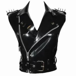 Latex Amy Moto Vest