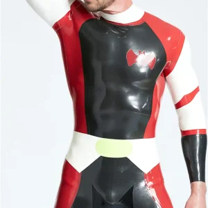 Male Cdr Batwing Back Zip Catsuit