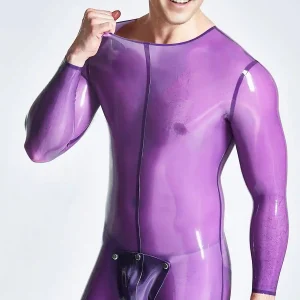 Male Codpiece Neck Entry Catsuit