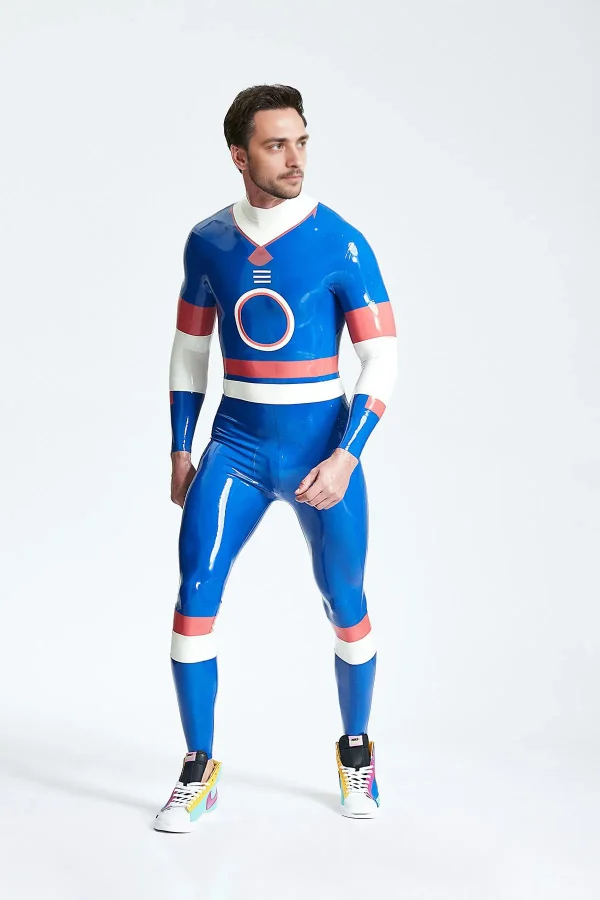 Male Circle Of Life Back Zip Catsuit - Image 4