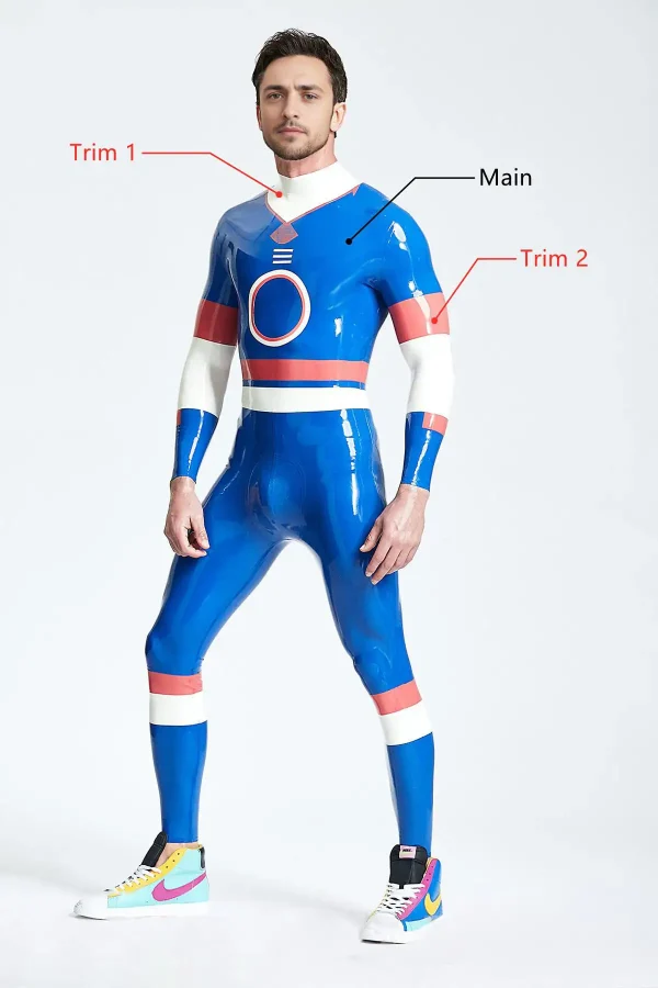 Male Circle Of Life Back Zip Catsuit - Image 6