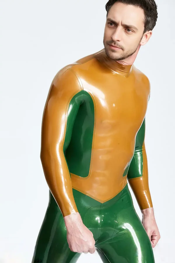 Male Arrowhead Back Zip Catsuit - Image 2