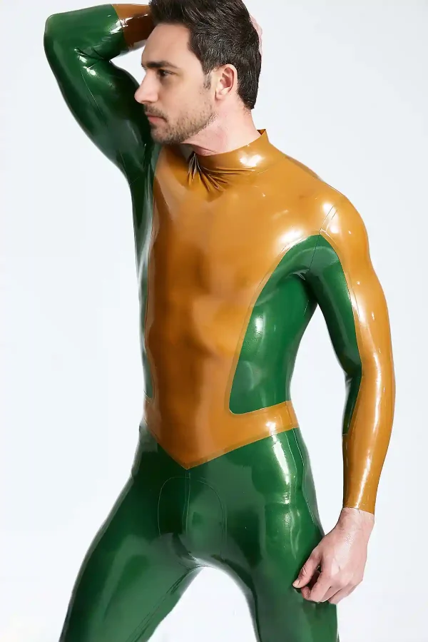 Male Arrowhead Back Zip Catsuit - Image 3