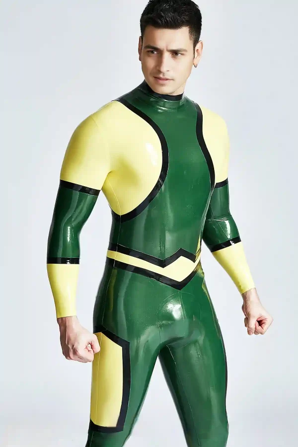 Male Ball-Gamer Back Zipper Catsuit - Image 2