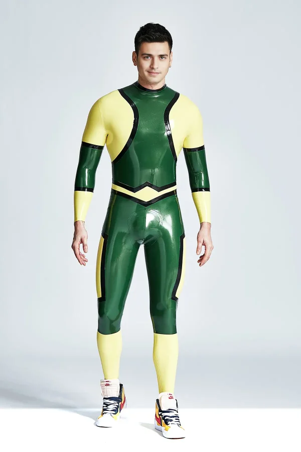 Male Ball-Gamer Back Zipper Catsuit - Image 4