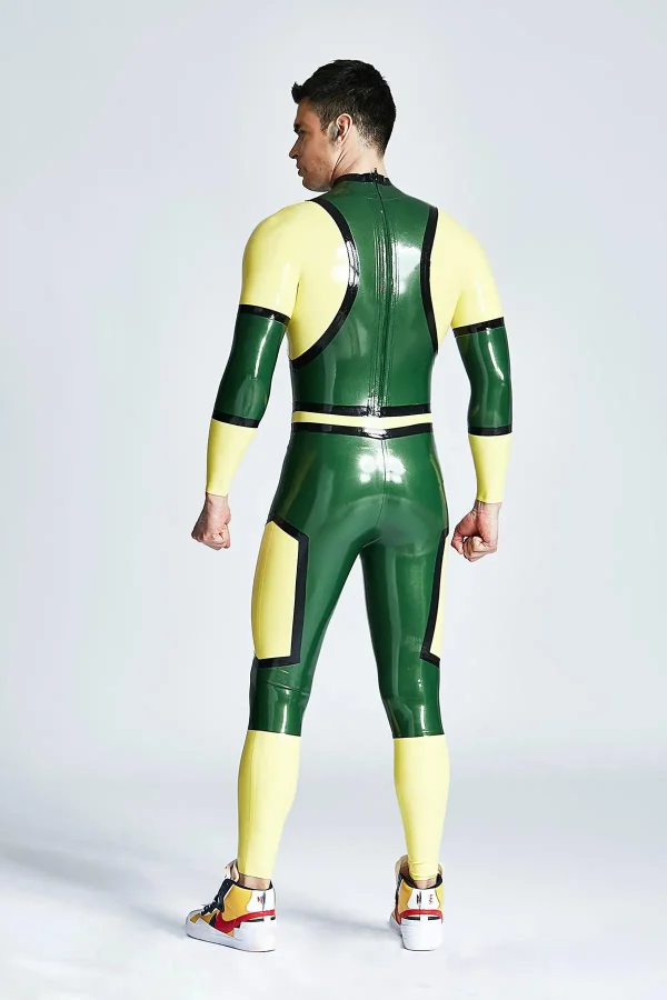 Male Ball-Gamer Back Zipper Catsuit - Image 5