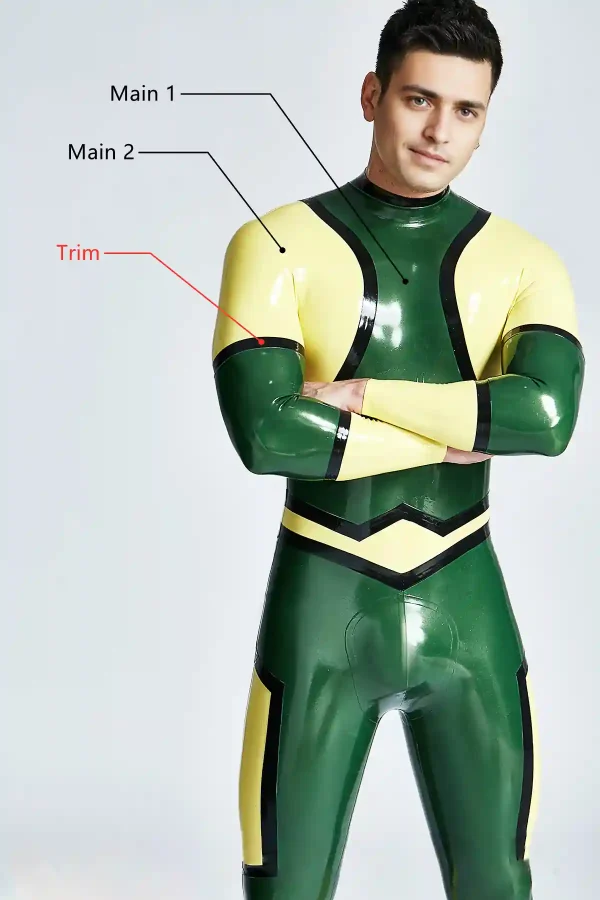 Male Ball-Gamer Back Zipper Catsuit - Image 6