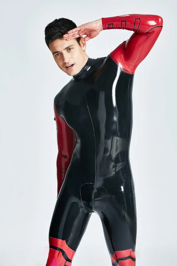 Male Defender Back Zipper Catsuit - Image 3