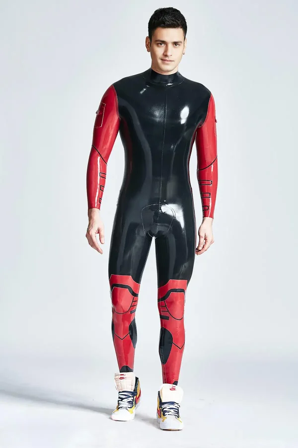 Male Defender Back Zipper Catsuit - Image 4