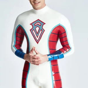 Male Diamond Duke Back Zipper Catsuit