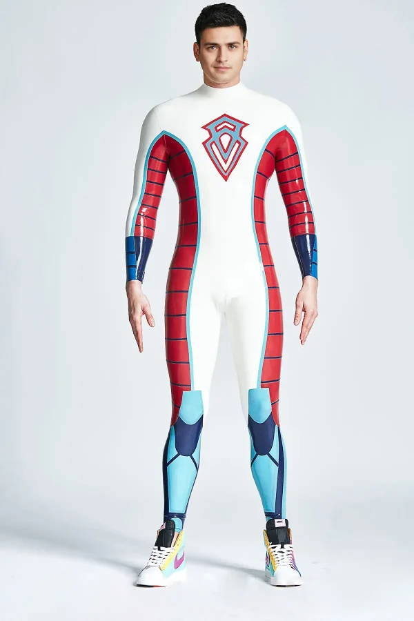 Male Diamond Duke Back Zipper Catsuit - Image 3