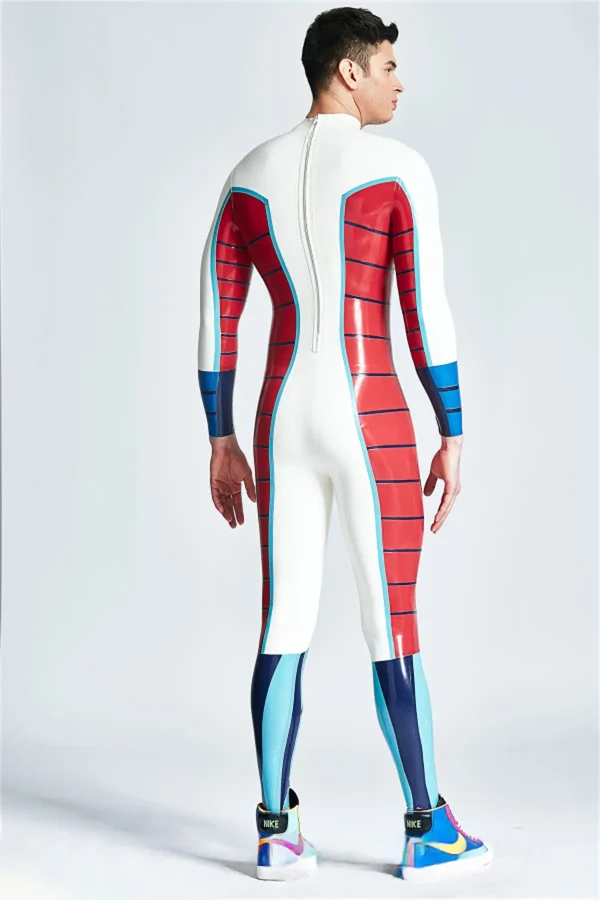 Male Diamond Duke Back Zipper Catsuit - Image 4