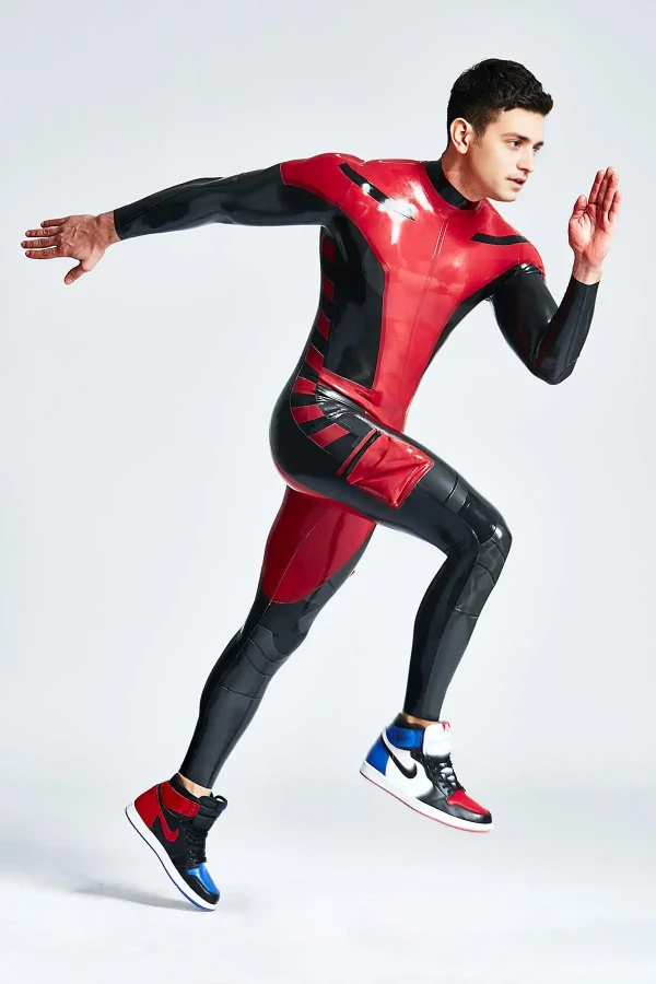 Male Safari Adventurer Back Zipper Catsuit - Image 2