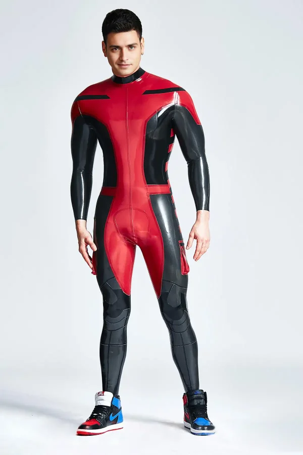 Male Safari Adventurer Back Zipper Catsuit - Image 3