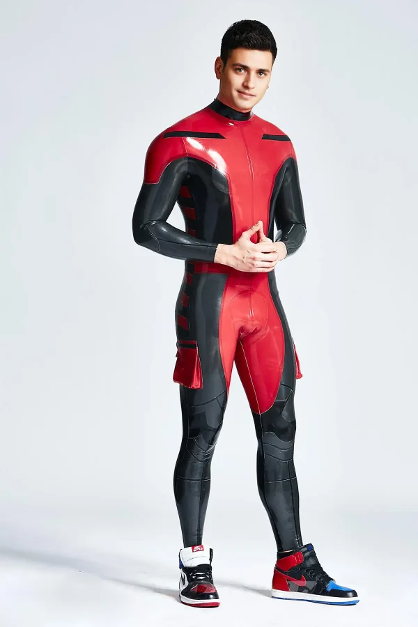 Male Safari Adventurer Back Zipper Catsuit - Image 4