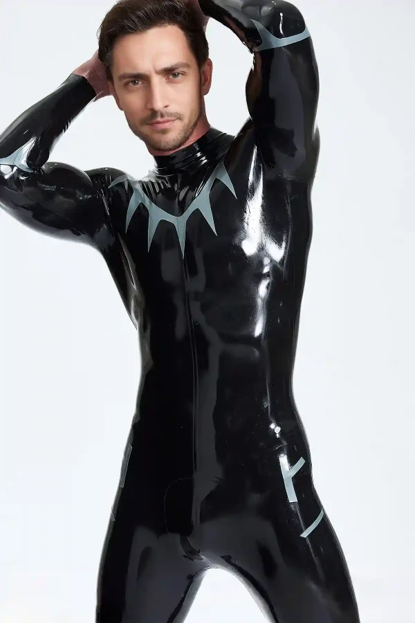 Male Shark Tooth Look Catsuit - Image 3