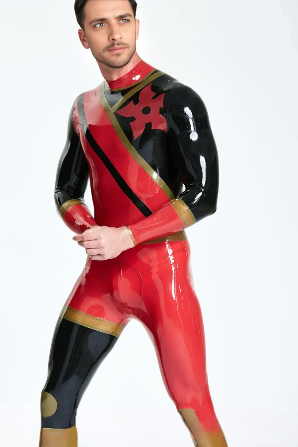 Male Cogwheel Insignia Catsuit - Image 2
