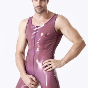 Male Open Bum Singlet Suit