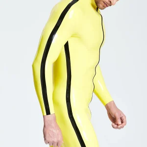 Male Contrast Strips Catsuit