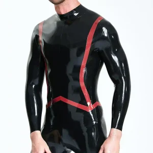 Male Fishtail Stripe Catsuit