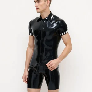 Latex Polo-Style Surfsuit For Men