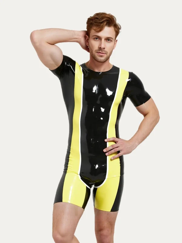 Latex Round Neck Surfsuit For Men - Image 4
