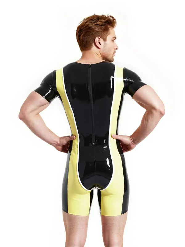 Latex Round Neck Surfsuit For Men - Image 5