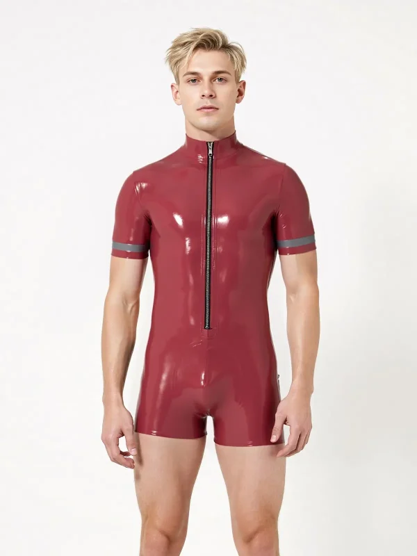 Latex Short-Stuff Suit For Men - Image 3