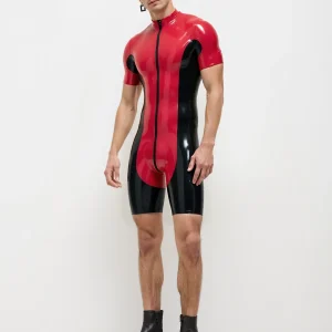 Latex Two-Tones Surfsuit For Men