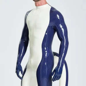 Male Purr-fect Inflated Tail Catsuit With Feet & Gloves