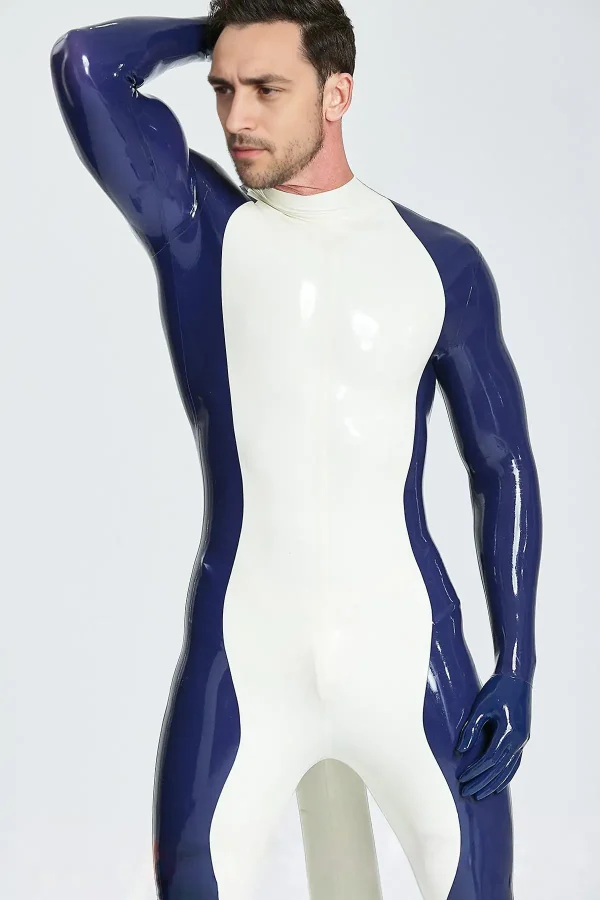 Male Purr-fect Inflated Tail Catsuit With Feet & Gloves - Image 5