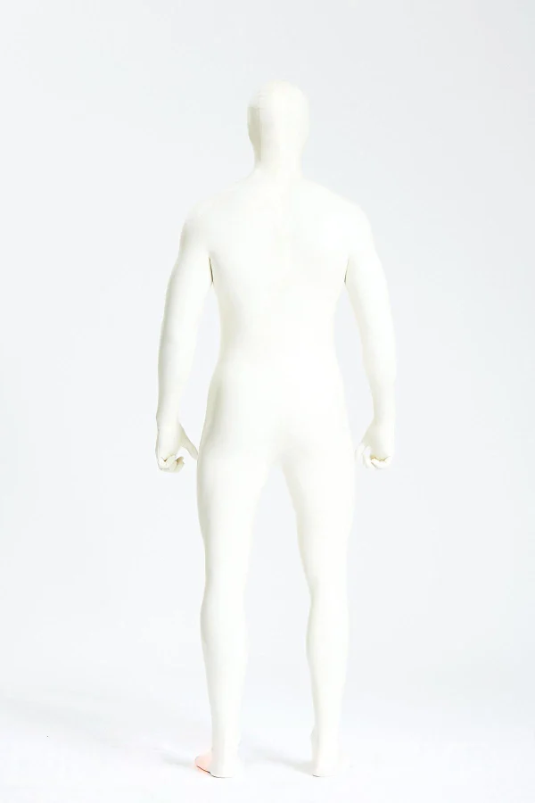 Male Eyes-entry Zipperless Gimp Latex Catsuit - Image 8