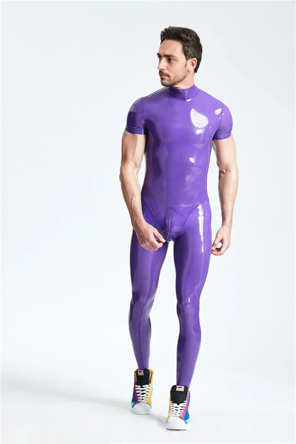 Male Short-sleeved Back Zip - Image 4