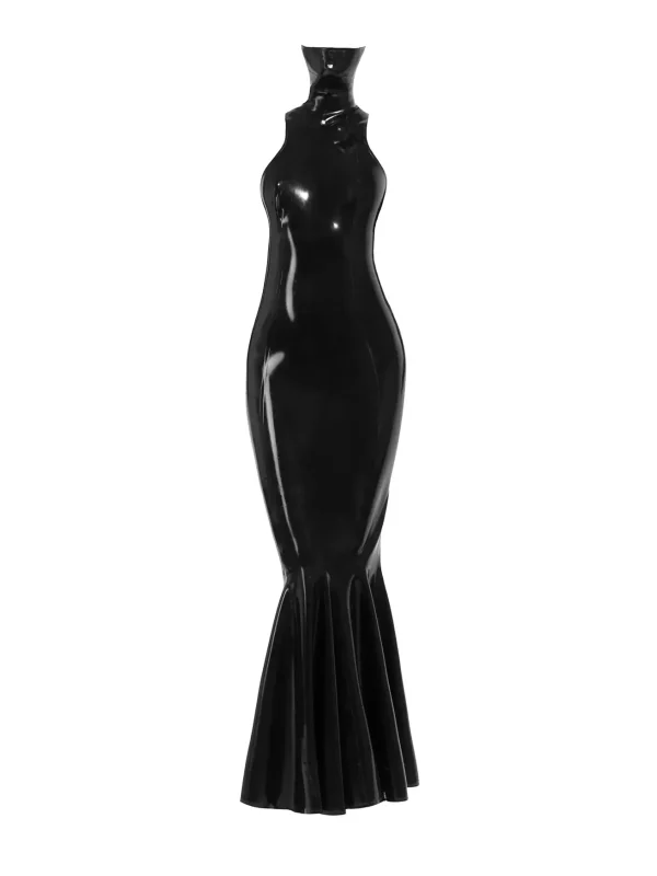 Floor length latex gown - Image 3