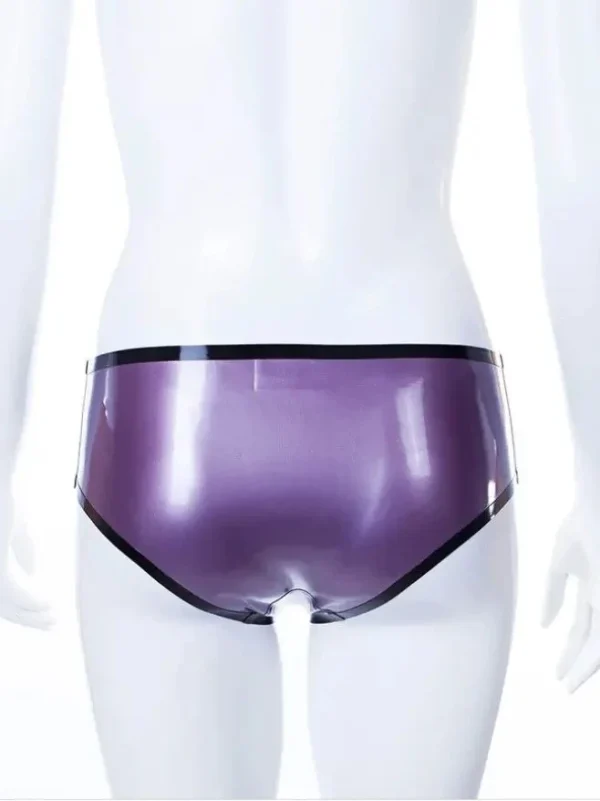 Low Waist Latex Briefs - Image 4